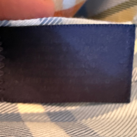 Burberry Multicolor Plaid Casual Shirt. 100% imported cotton. Made in the USA. - Picture 7 of 7